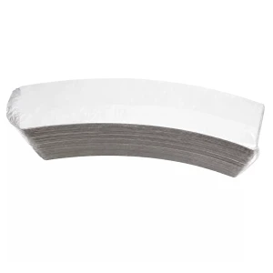 Fajilla aislante. Manga para vaso. Color Blanco. Millar