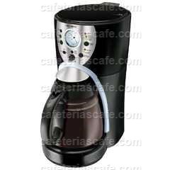  Mr. Coffee Cafetera programable de 12 tazas, acero